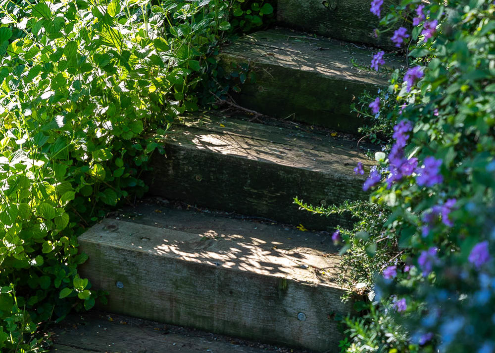 West Hollywood stone stairs